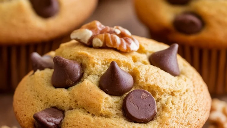 Sourdough Discard Chocolate Chip Muffins - Featured