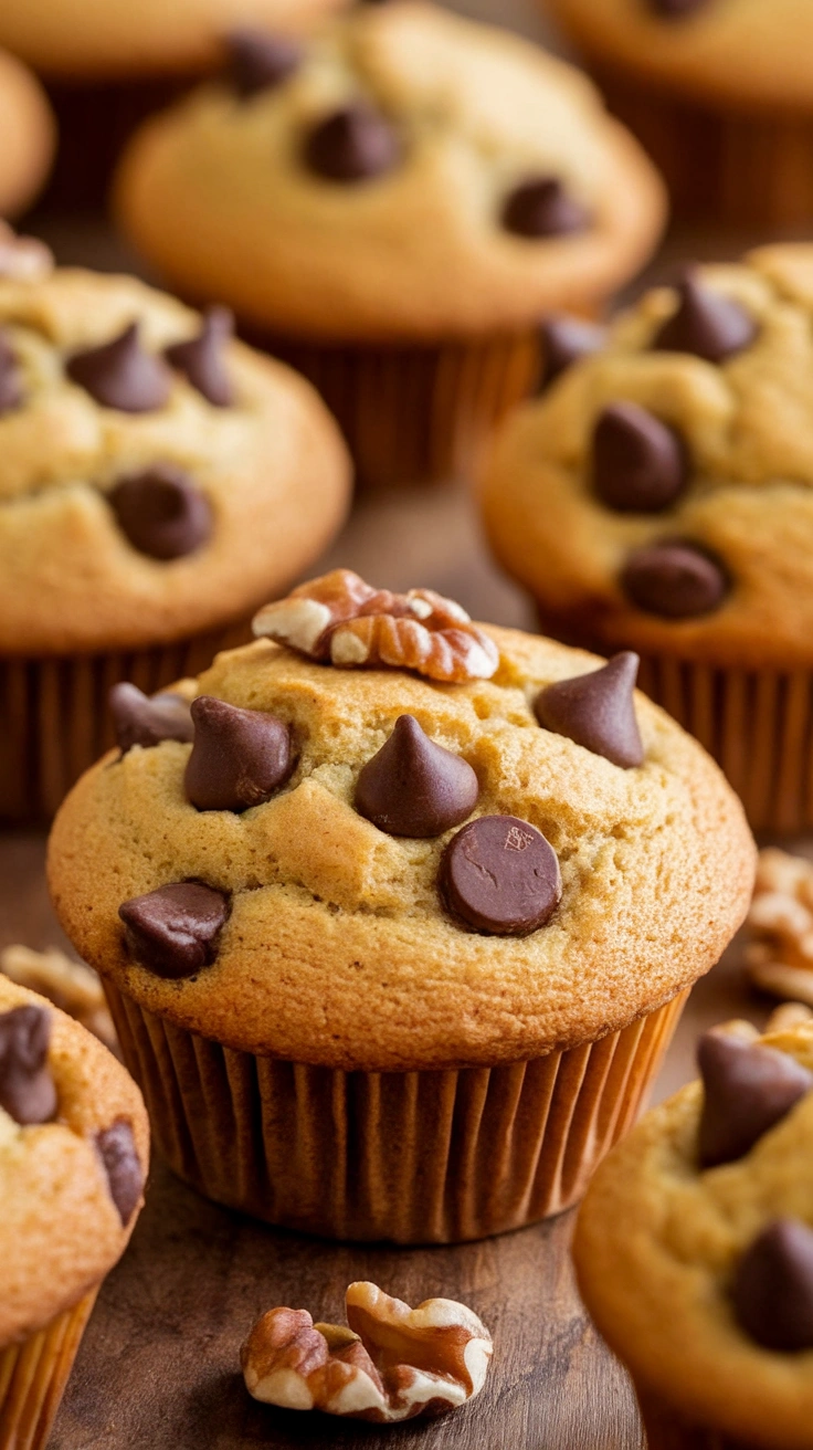 Sourdough Discard Chocolate Chip Muffins