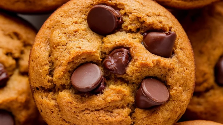 spelt flour gingerbread banana chocolate chip muffins - Featured