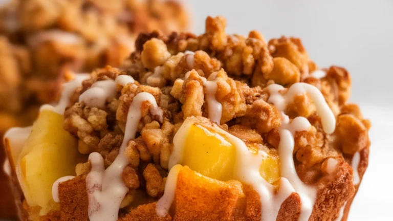 Spiced Apple Crumble Muffins - Featured