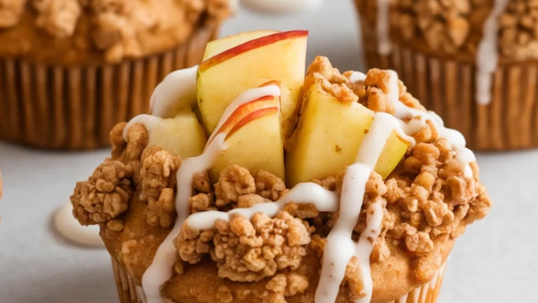 Spiced Apple Crumble Muffins - Featured