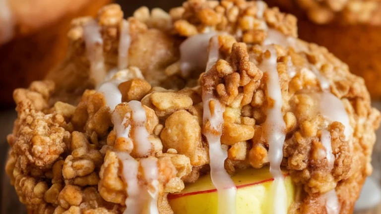 Spiced Apple Crumble Muffins - Featured