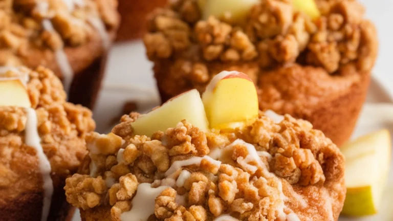 Spiced Apple Crumble Muffins - Featured