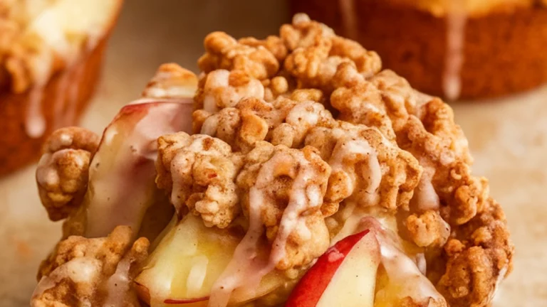 Spiced Apple Crumble Muffins - Featured