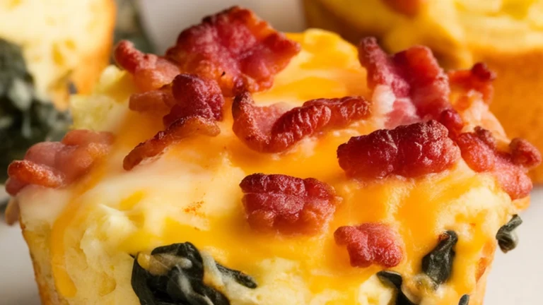 Spinach & Cheese Egg Muffins - Featured