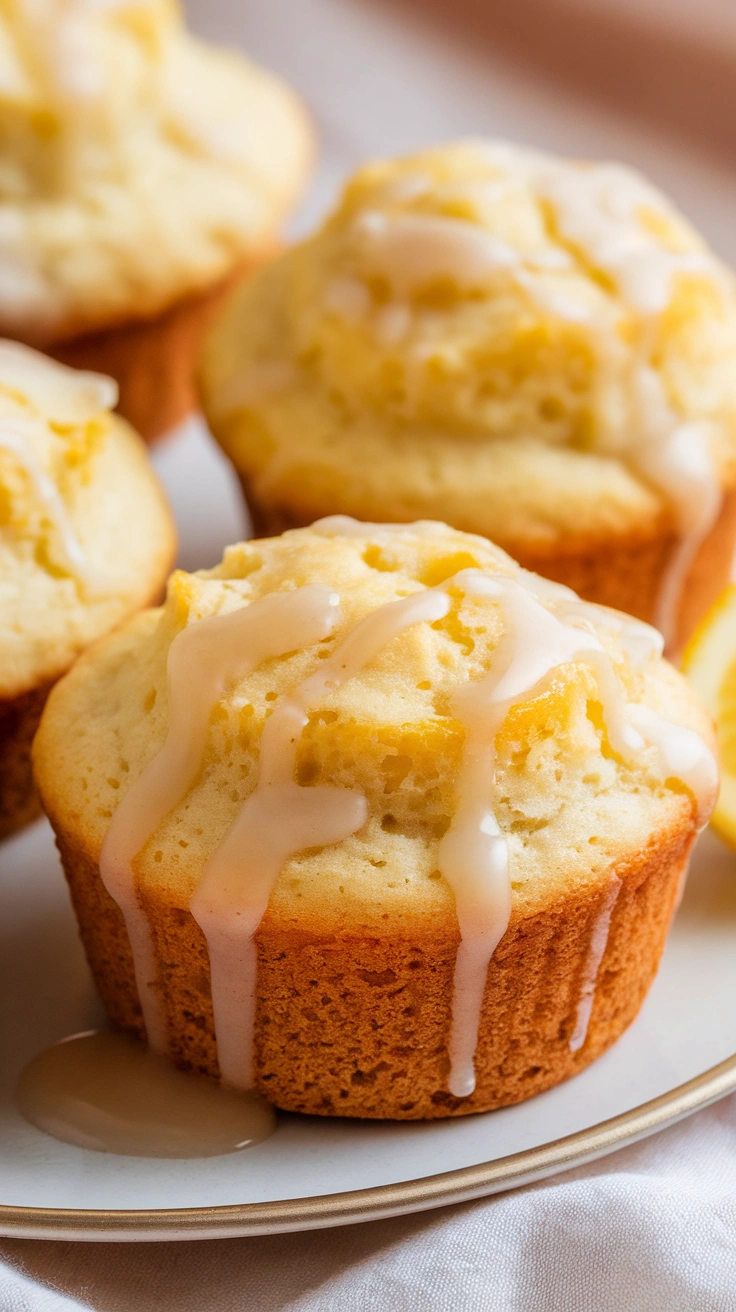 Sugar-free Lemon Ricotta Muffins