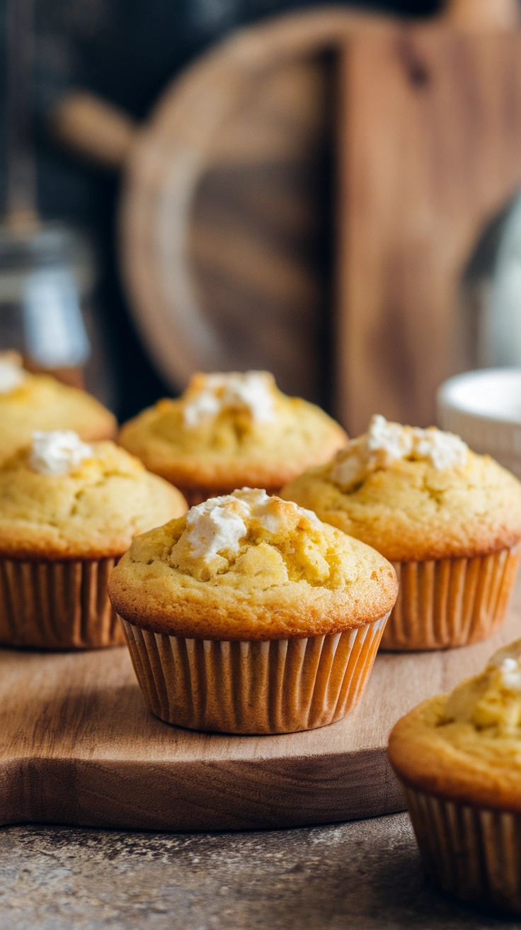 Sugar-free Lemon Ricotta Muffins