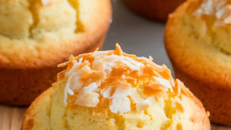 Toasted Coconut Muffins - Featured