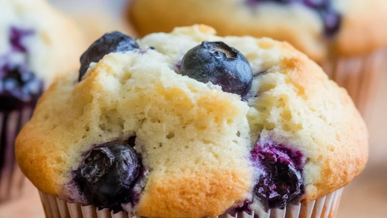 Vegan Blueberry Muffins - Featured