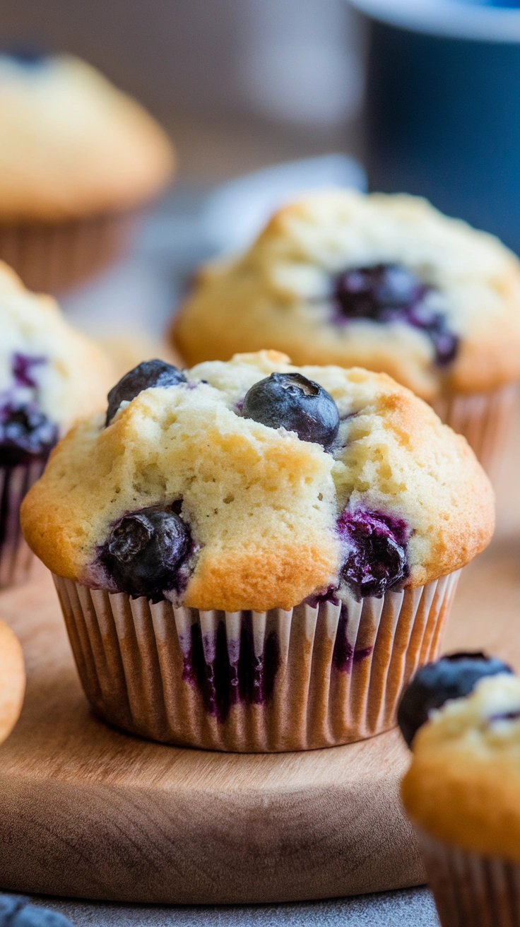 Vegan Blueberry Muffins