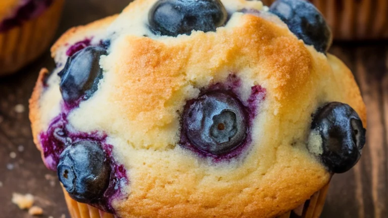 Vegan Blueberry Muffins - Featured