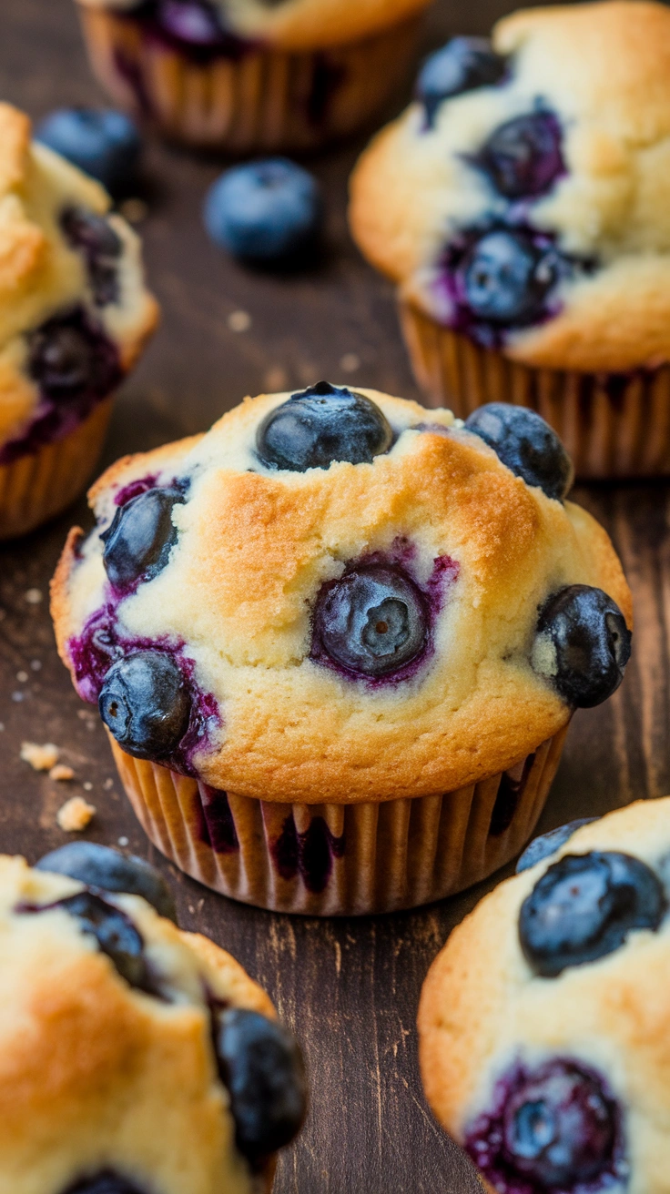 Vegan Blueberry Muffins