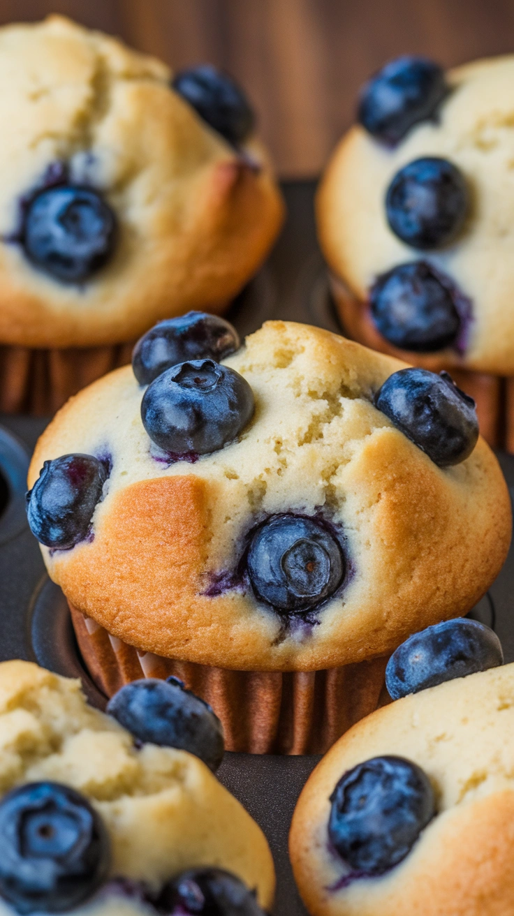 Vegan Blueberry Muffins