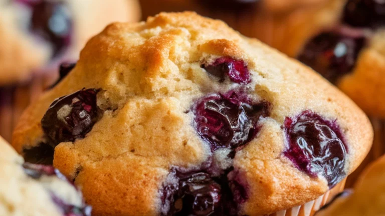 Vegan Blueberry Muffins - Featured