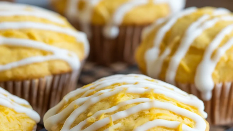 Vegan Lemon Summer Squash Muffins - Featured