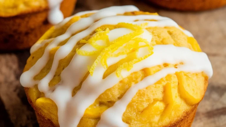 Vegan Lemon Summer Squash Muffins - Featured