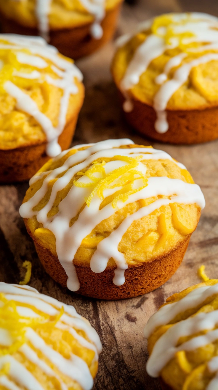 Vegan Lemon Summer Squash Muffins