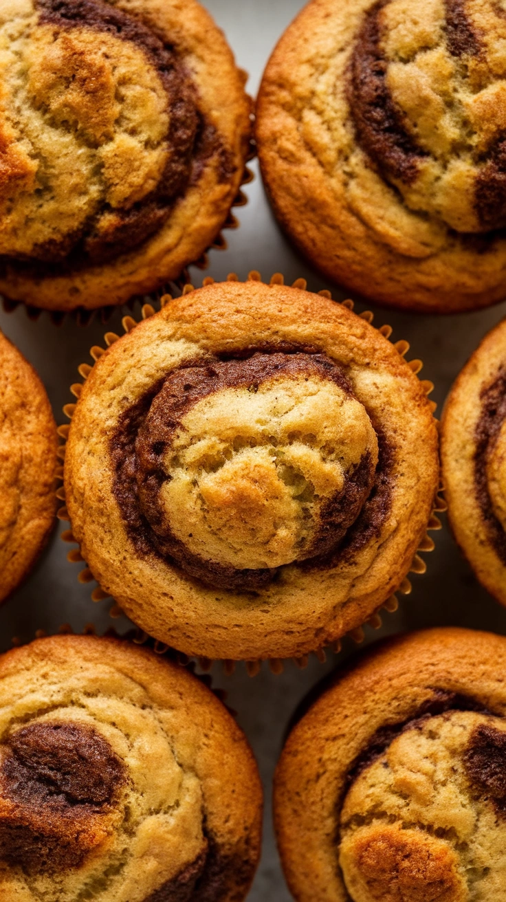 Vegan Oat Flour Cinnamon Swirl Muffins (gluten free)