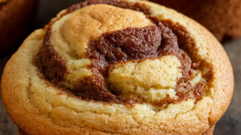 Vegan Oat Flour Cinnamon Swirl Muffins (gluten free) - Featured