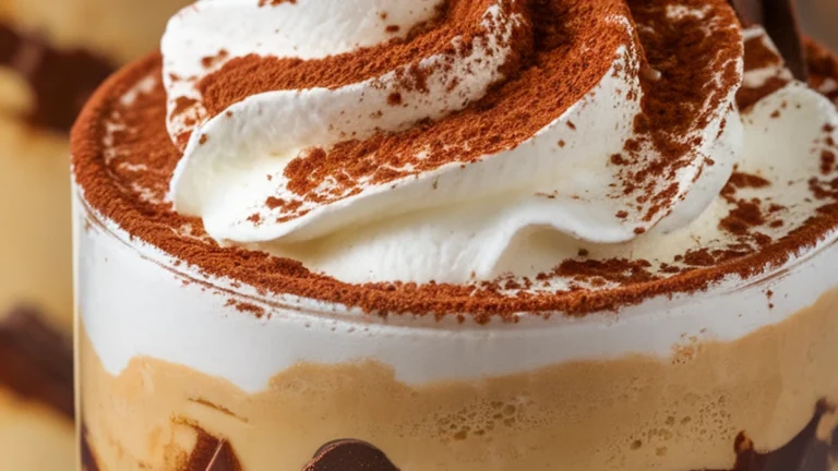 Atkins-Friendly Mock Tiramisu - Featured