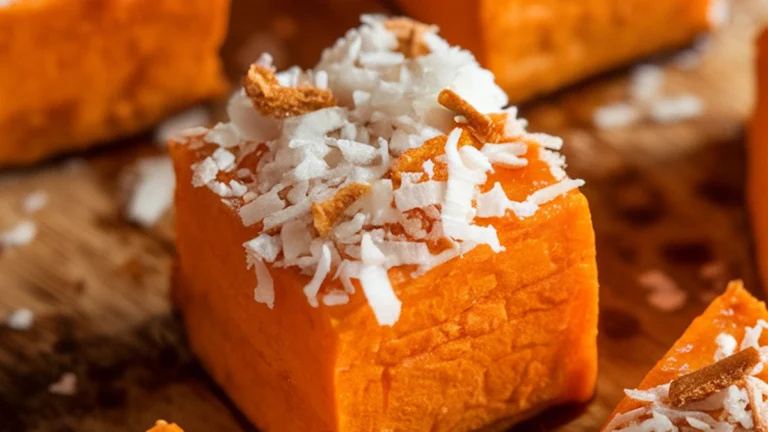 Atropellado de Coco (Coconut and Sweet Potato Dessert) - Featured