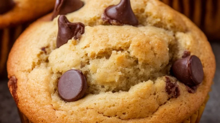 Banana Chocolate Chip Muffins - Featured