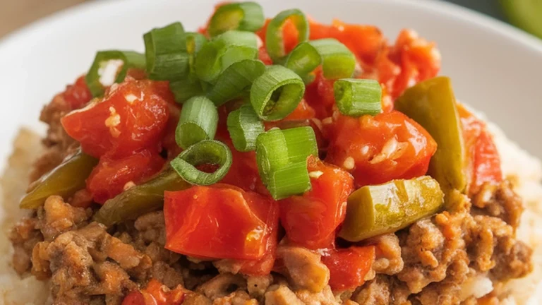 Brown Rice with Ground Turkey - Featured