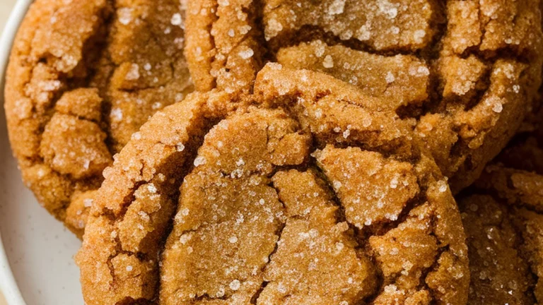 Chewy Ginger Cookies - Featured