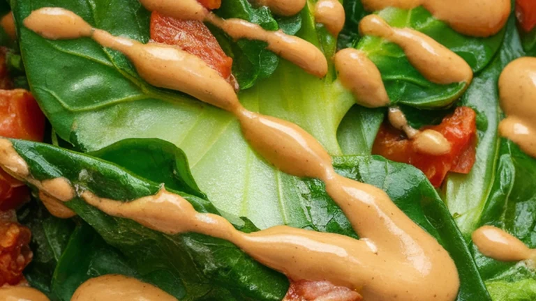 Chibwabwa (Zambian Pumpkin Leaves with Groundnut Sauce) - Featured