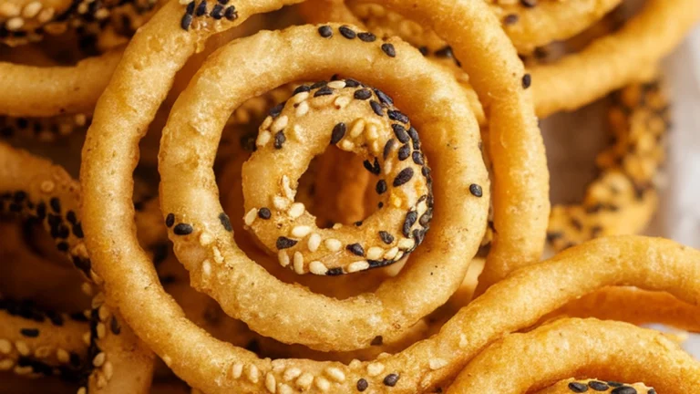Deep Fried Urad and Rice Flour Dough Balls (Murukku) - Featured