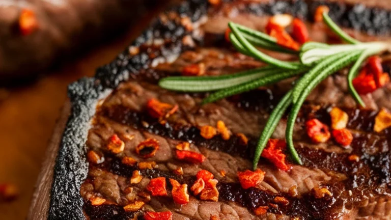 Desert Rubbed Strip Steaks - Featured