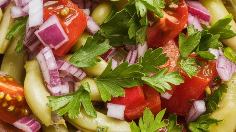 Ensalada de Pallares (Peruvian Lima Bean Salad) - Featured